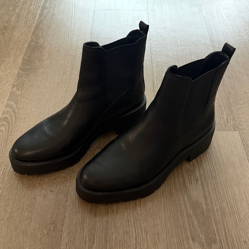 Sam Edelman Black Chelsea Boots